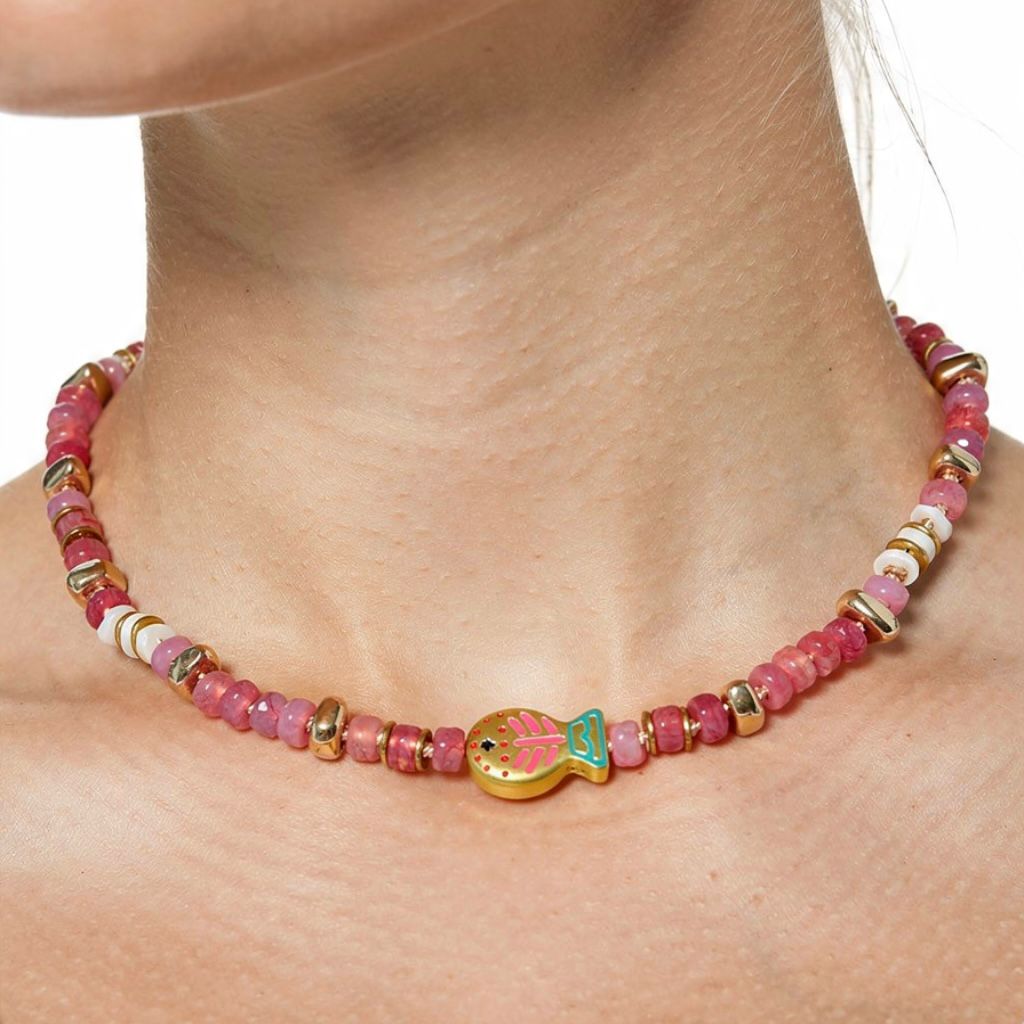Pesca Blush Necklace